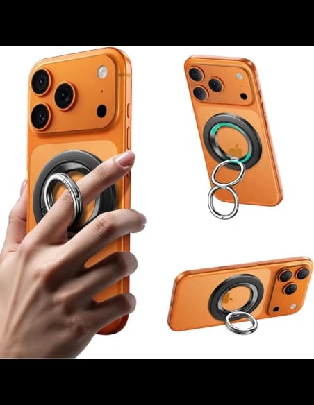 ESR Magnetic 360 Halolock MagSafe Telefon Gyűrű Fekete