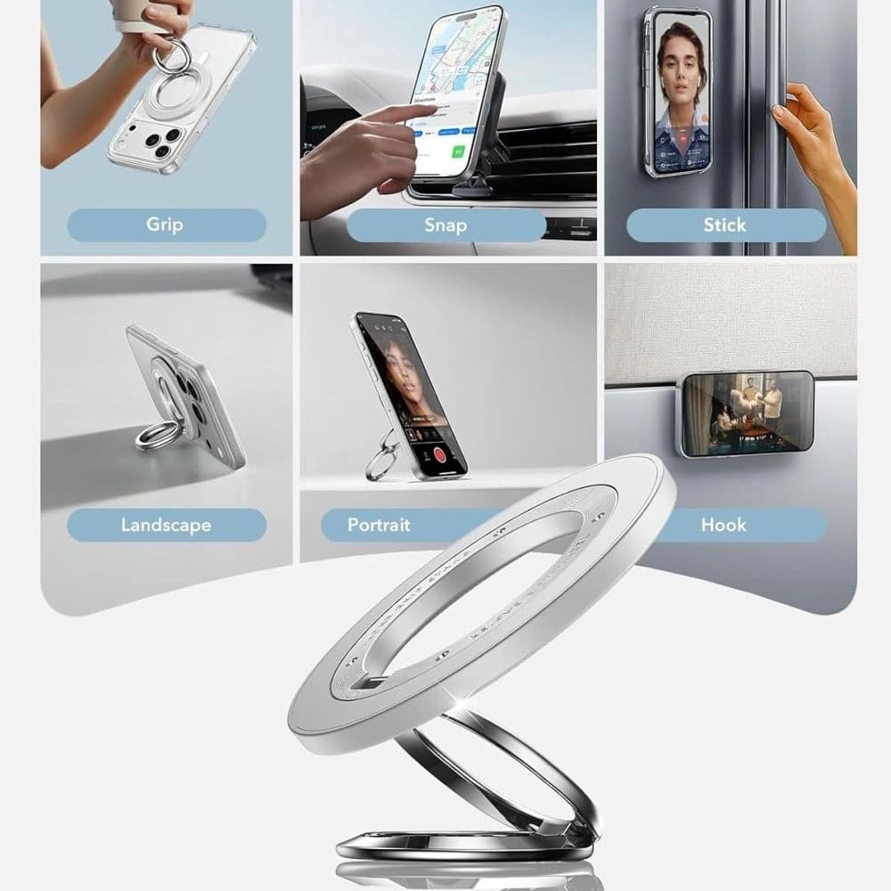 ESR Magnetic 360 Halolock MagSafe Inel Telefon Alb - 3