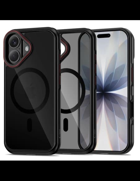 Tech-Protect MagHybrid MagSafe Apple iPhone 17 Black/red