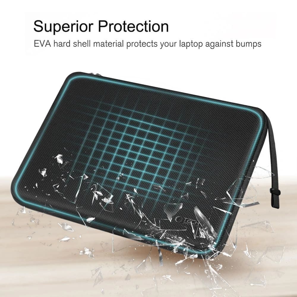 Tech-Protect Hardpouch Laptop 15-16 Fekete/fekete - 5