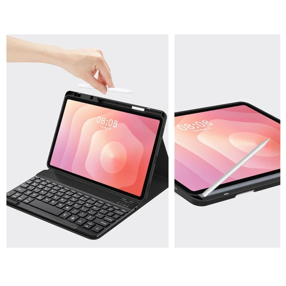 Tech-Protect Smartcase Pen + Klávesnice Samsung Galaxy Tab S11 11.0 X730 / X736b Černá - 6