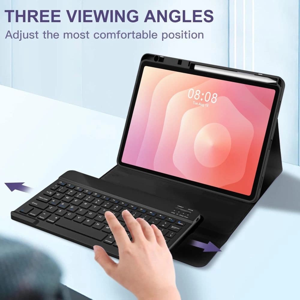 Tech-Protect Smartcase Pen + Klávesnice Samsung Galaxy Tab S11 11.0 X730 / X736b Černá - 7