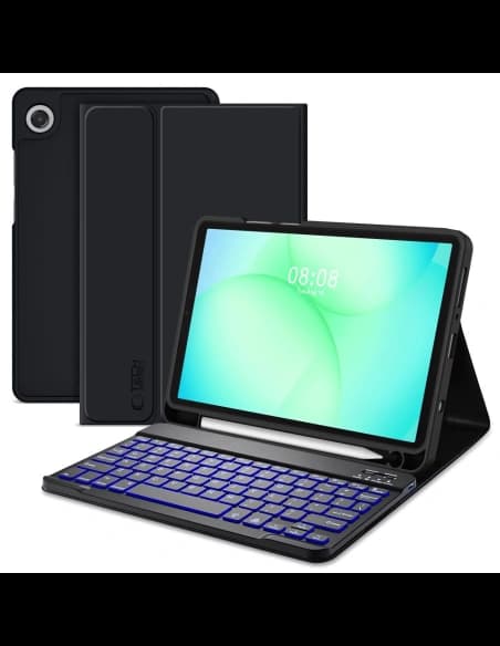 Tech-Protect Smartcase Pen + Keyboard Samsung Galaxy Tab A9 / A11 8.7 X110 / X115 / X133 / X135 Black
