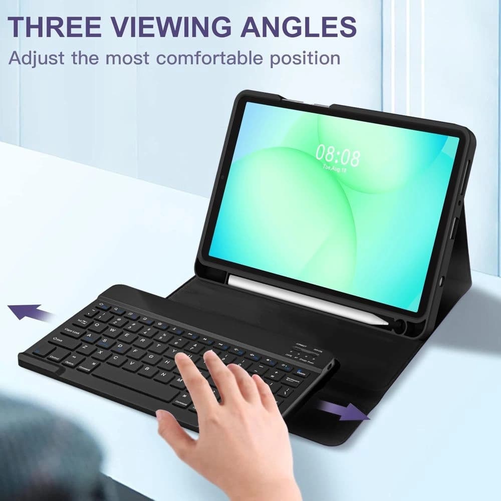 Tech-Protect Smartcase Toll + Billentyűzet Samsung Galaxy Tab A9 / A11 8.7 X110 / X115 / X133 / X135 Fekete - 6