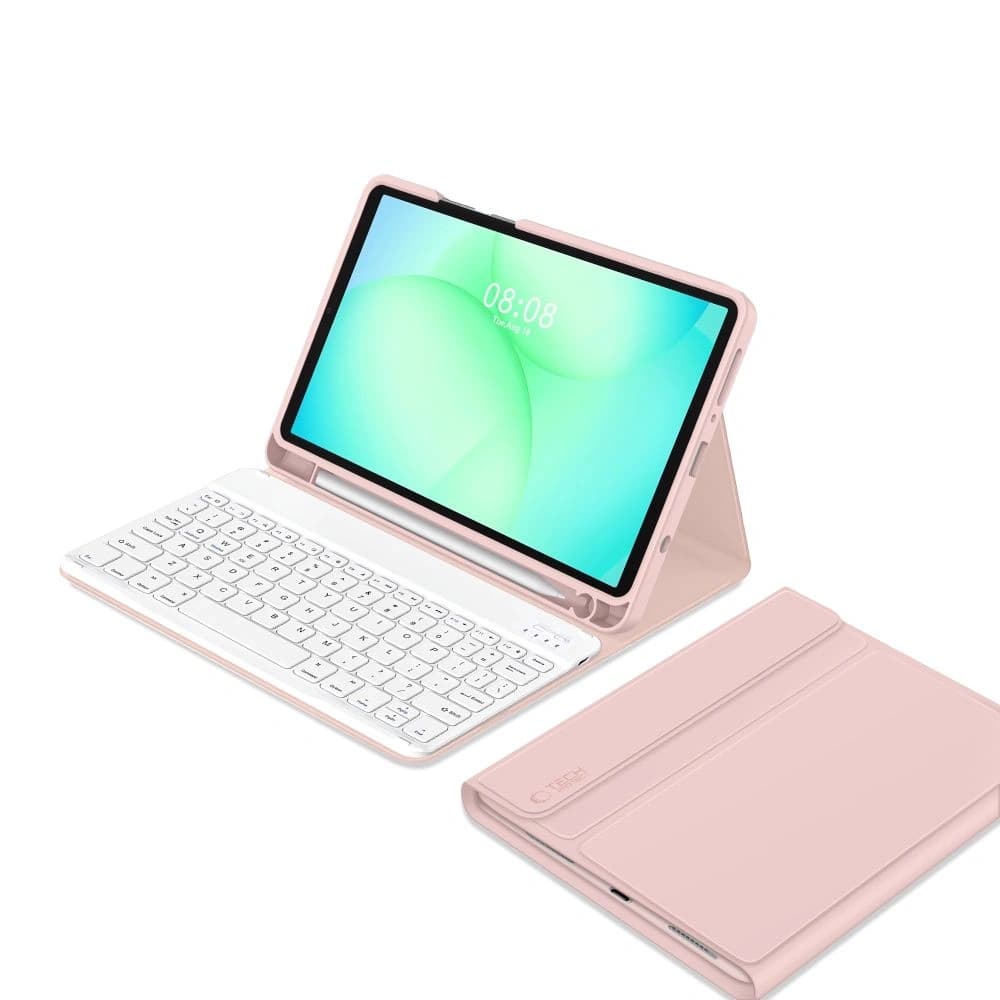 Tech-Protect Smartcase Pen + Keyboard Samsung Galaxy Tab A9 / A11 8.7 X110 / X115 / X133 / X135 Pink - 2
