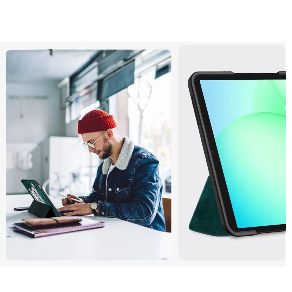 Tech-Protect Smartcase Samsung Galaxy Tab A9 / A11 8.7 X110 / X115 / X133 / X135 Szomorú Macska - 7