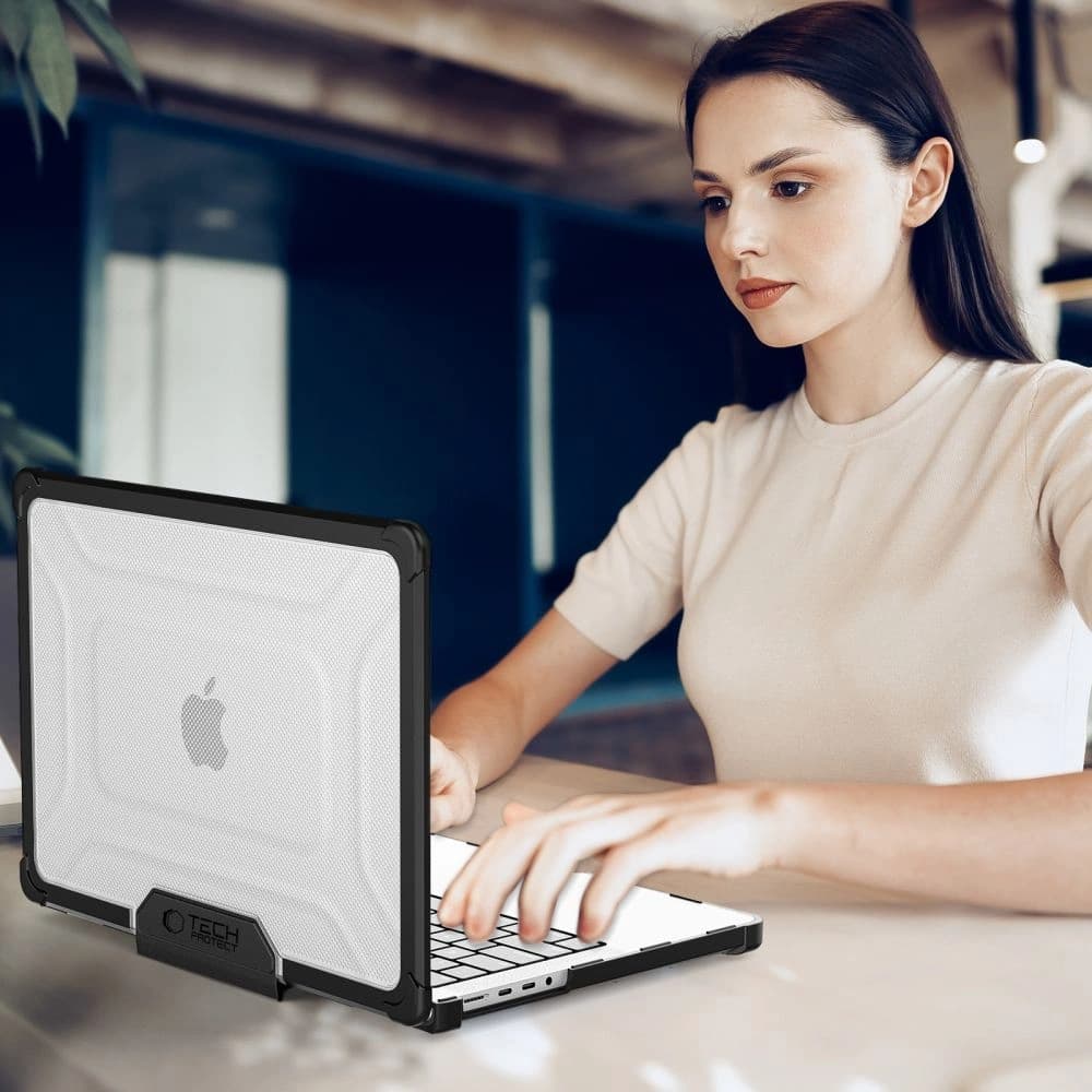 Tech-Protect Smartshell Pro Apple MacBook Pro 14 (M1/M2/M3/M4/M5) Schwarz/Klar - 9