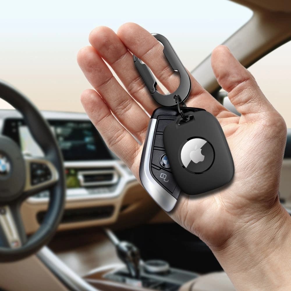 Tech-Protect Velar Apple AirTag 1 / 2 Černá - 6