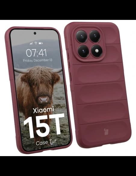 Bizon Case Tur Xiaomi 15T bordó