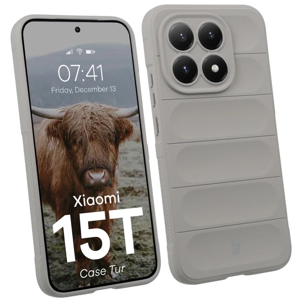 Carcasa Bizon Tur Xiaomi 15T gri deschis