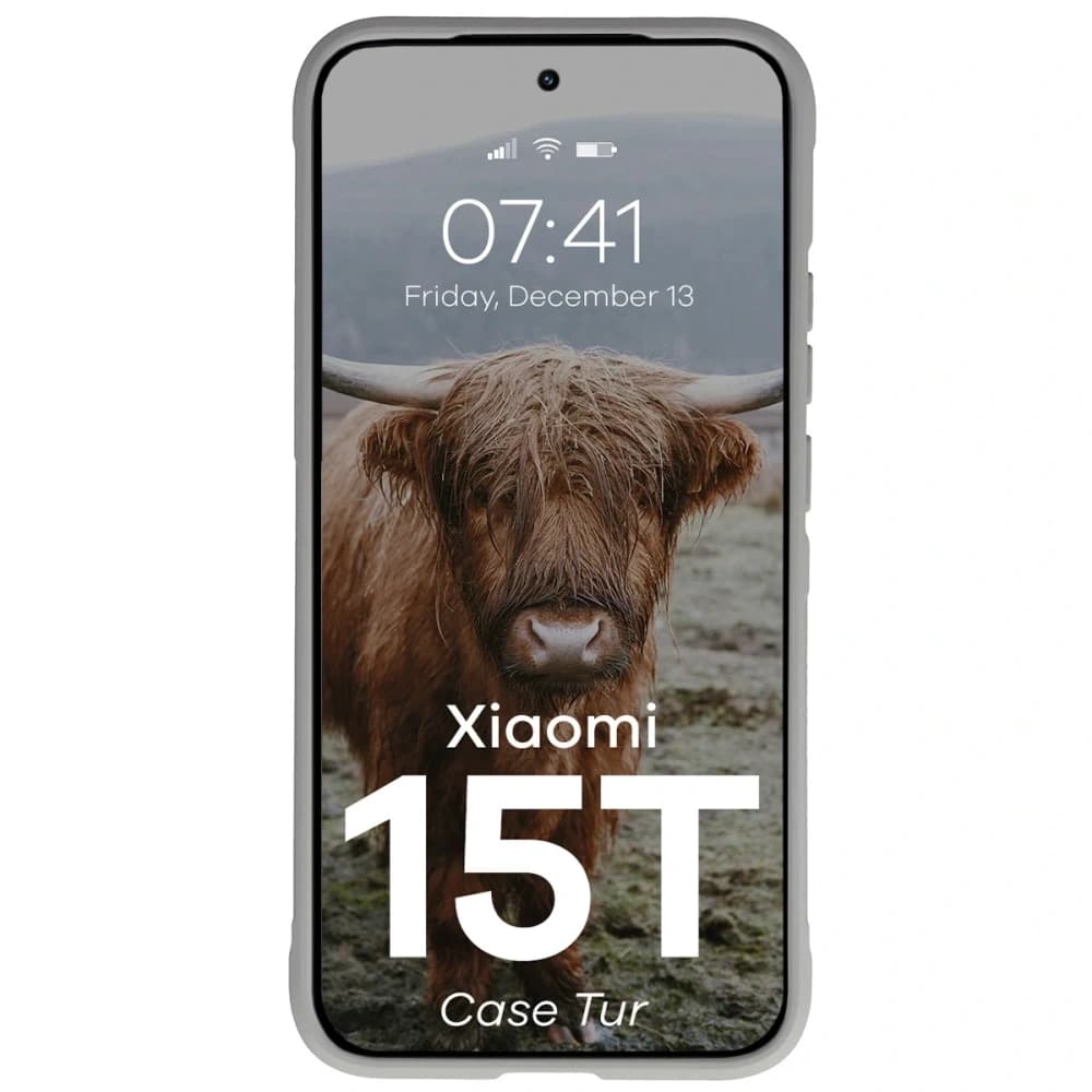 Carcasa Bizon Tur Xiaomi 15T gri deschis - 5
