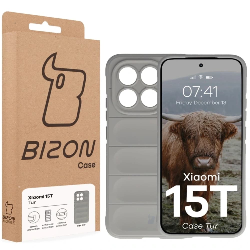 Carcasa Bizon Tur Xiaomi 15T gri deschis - 8
