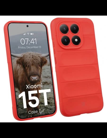 Bizon Case Tur Xiaomi 15T piros