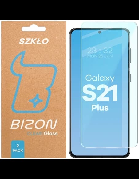 Bizon Glass Clear Duo Samsung Galaxy S21+ Plus [2 PACHET]