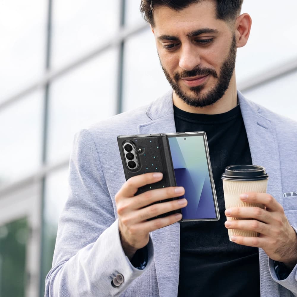 Dux Ducis Stex Samsung Galaxy Z Fold 7 s 360° podstavcem černý - 13