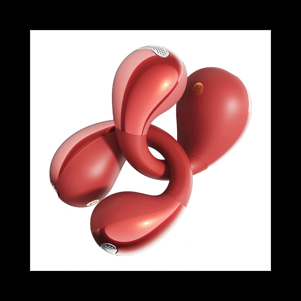 QCY Crossky Clip C30S kabellose Kopfhörer (rot) - 6