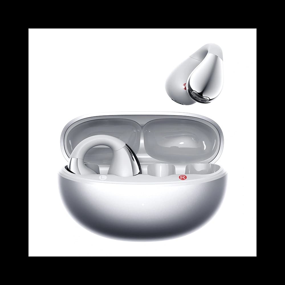 QCY Crossky Clip C30S kabellose Kopfhörer (silber) - 3