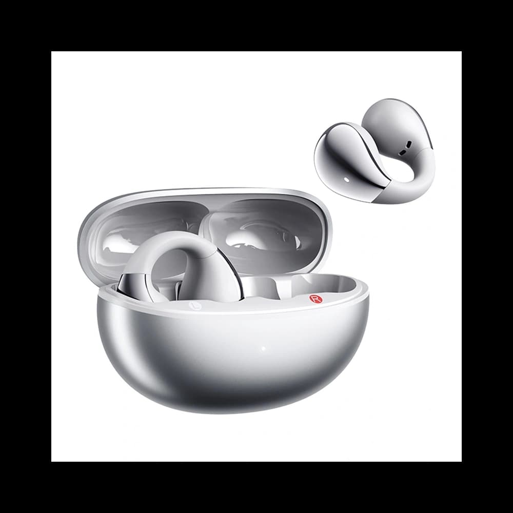 QCY Crossky Clip C30S kabellose Kopfhörer (silber) - 4