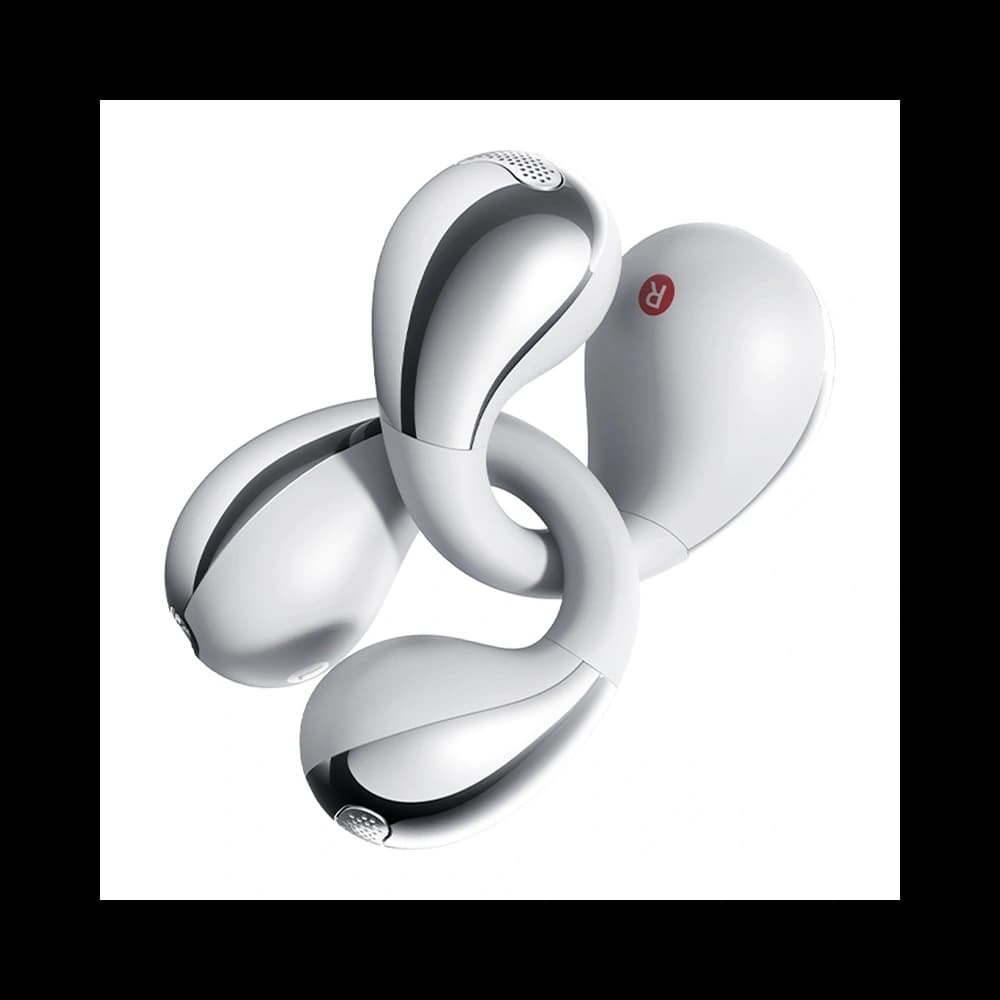 QCY Crossky Clip C30S kabellose Kopfhörer (silber) - 6