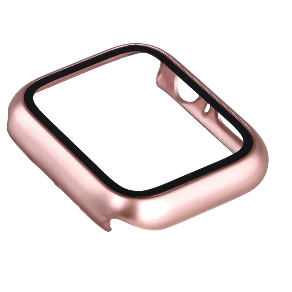 Bizon Case+Glass Hodinky Apple Watch SE 3 / SE 2 / SE / 6 / 5 / 4 44mm růžové zlato - 7