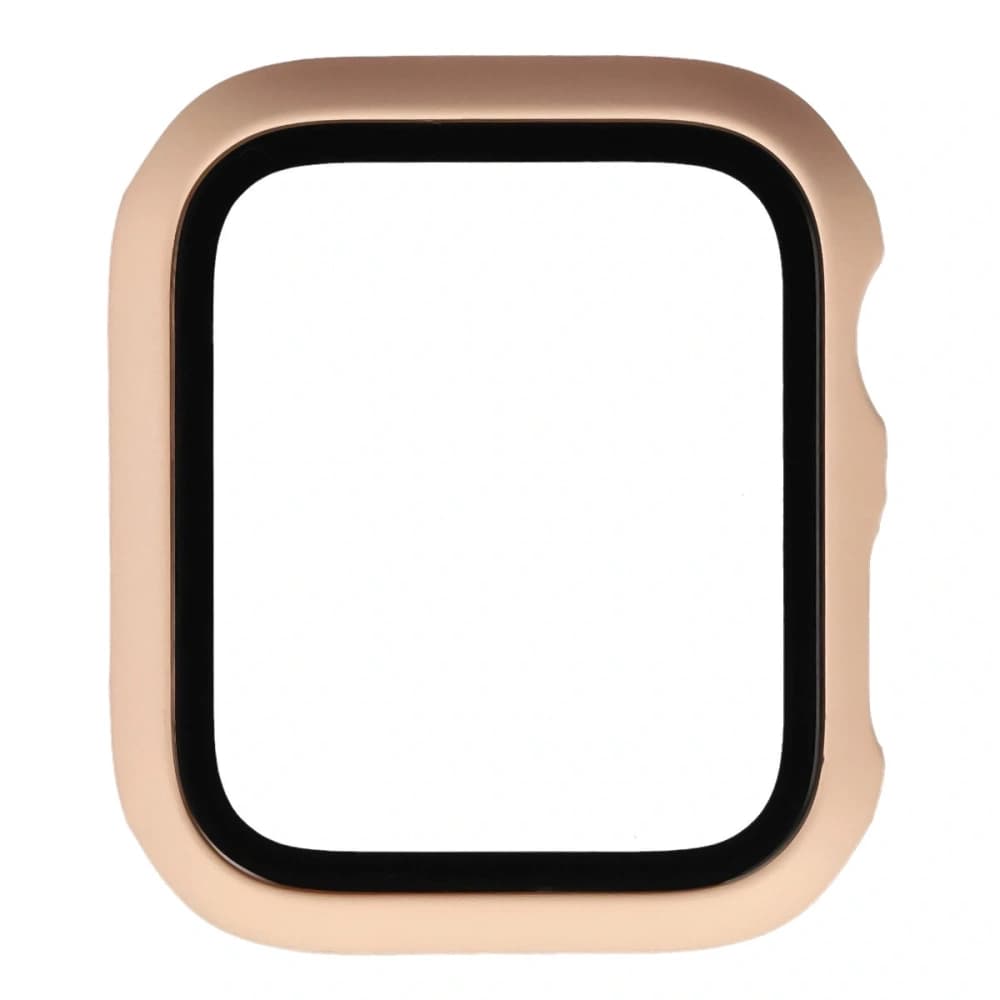 Bizon Case+Üveg Óra Apple Watch SE 3 / SE 2 / SE / 6 / 5 / 4 44mm matt rózsaszín - 8