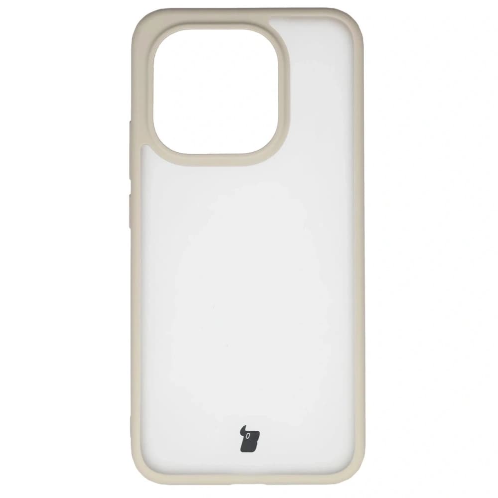 Bizon Case Angelo Xiaomi 15T semi-transparent with a beige frame - 2