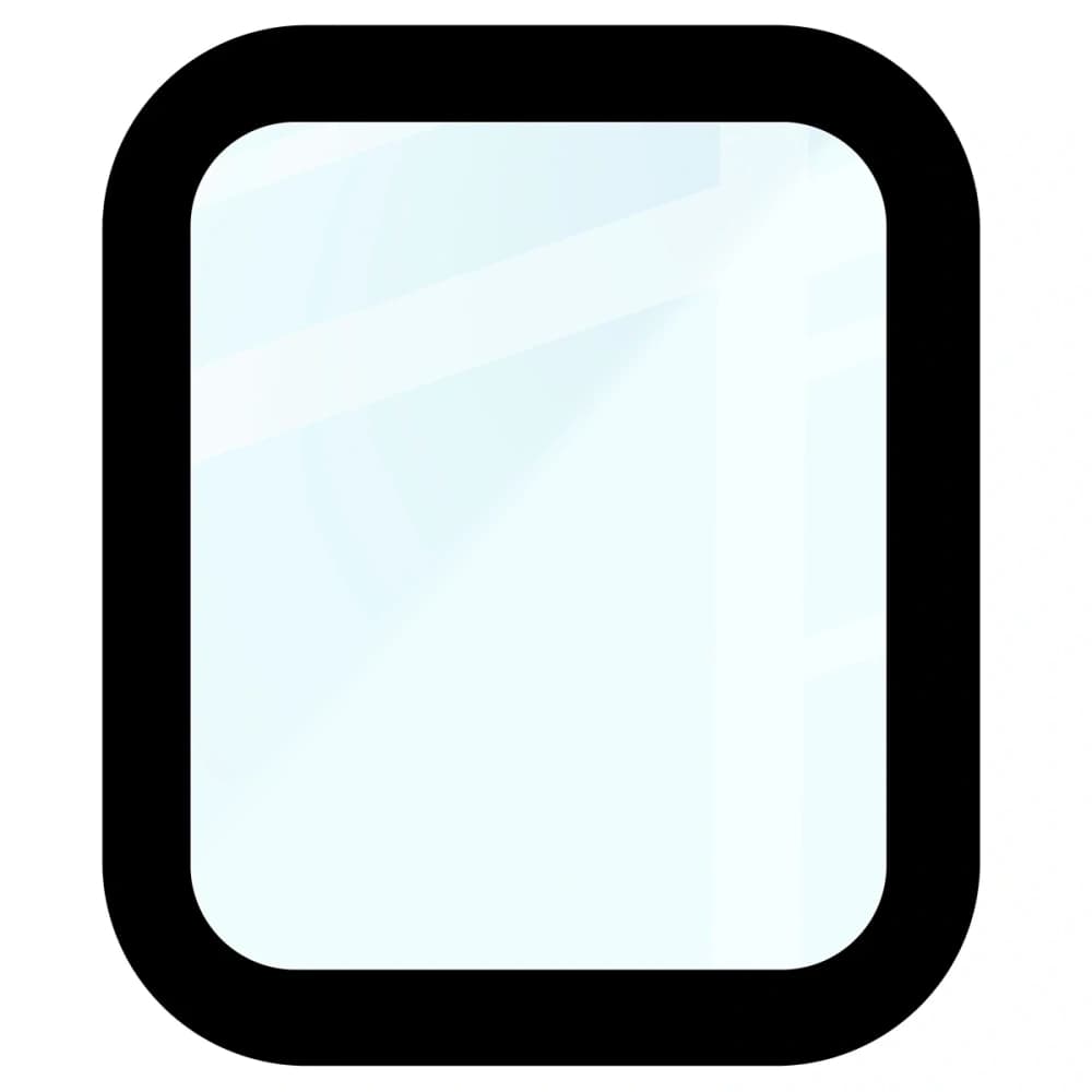 Bizon Üveg Óra Edge Hybrid Apple Watch SE 3 / SE 2 / SE / 6 / 5 / 4 40mm fekete - 4