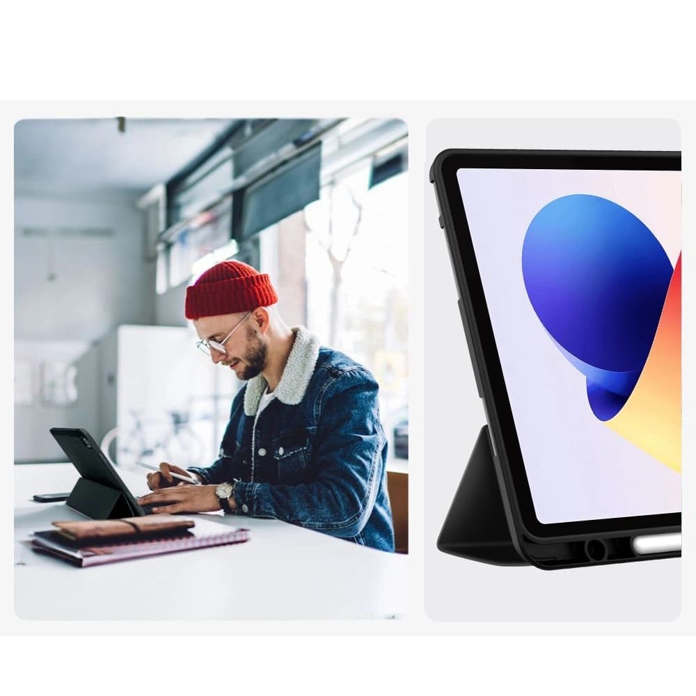 Tech-Protect SmartCase Pen Xiaomi Poco Pad M1 / Redmi Pad 2 Pro 12.1 Fekete - 9