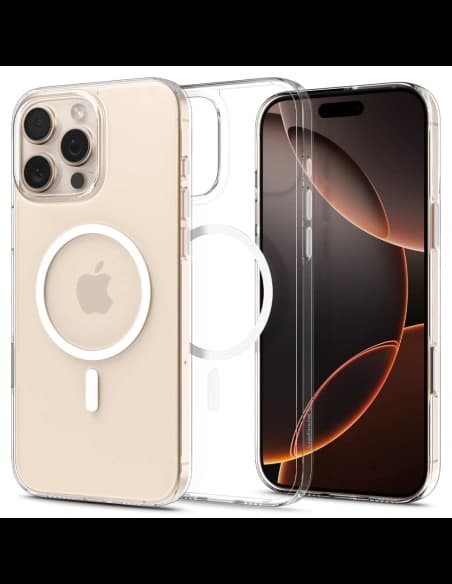 Spigen Thin Fit Mag MagSafe Apple iPhone 16 Pro Max Čirý/bílý