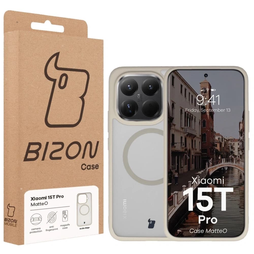 Bizon Case MatteO Magnetic Xiaomi 15T Pro rauchbeige - 7