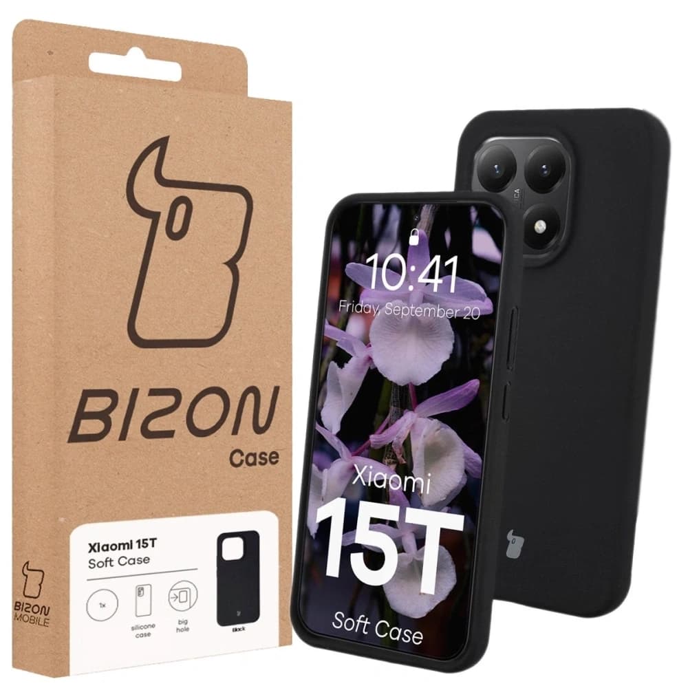 Husa moale Bizon pentru Xiaomi 15T neagră - 7