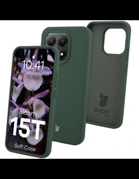 Bizon Soft Case Xiaomi 15T sötétzöld