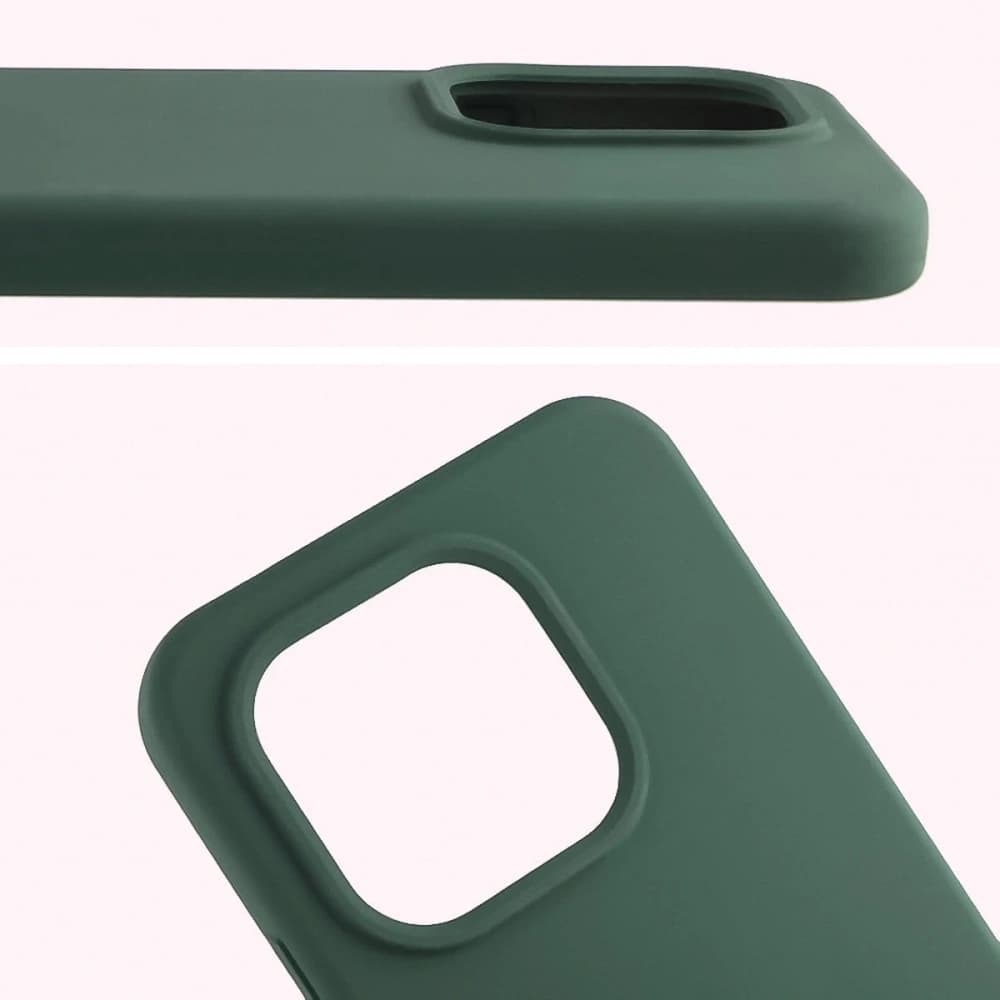 Husa moale Bizon pentru Xiaomi 15T verde închis - 5