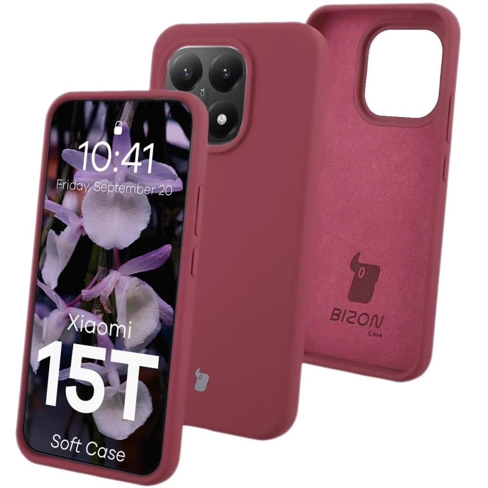 Bizon Soft Case Xiaomi 15T dark purple - 1