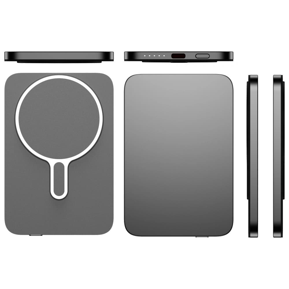 3MK MagSnap Go Powerbank 5000mAh 20W USB-C gri - 6