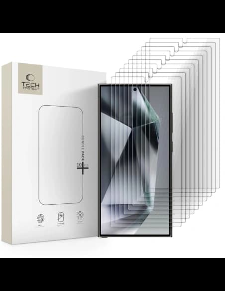 Tech-Protect Bundle Glass Samsung Galaxy S24 Ultra Transparent [10 PACHET]