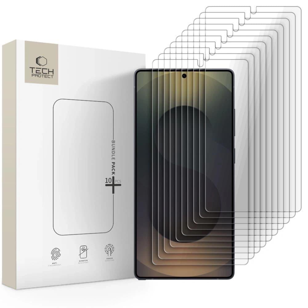 Tech-Protect Bundle Glass Samsung Galaxy S25 Ultra Transparent [10 PACHET] - 1