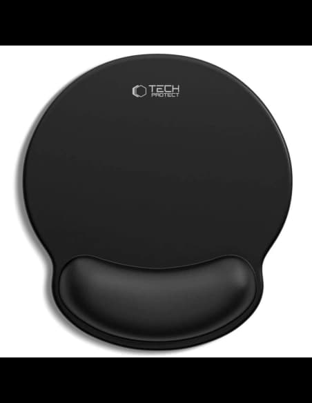 Mouse Pad Tech-Protect A200 cu suport pentru încheietura mâinii din gel 25x22.5cm negru