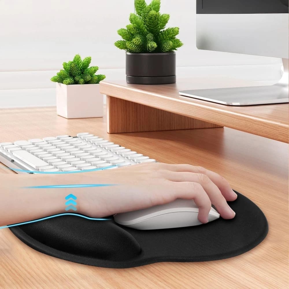 Tech-Protect A200 Mouse Pad With Gel Wrist Rest 25x22.5cm Black - 6