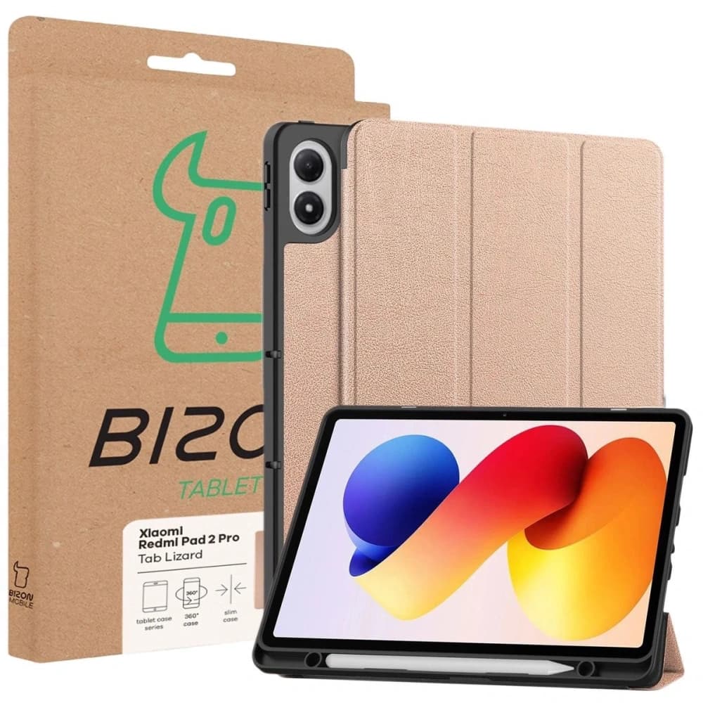 Bizon Case Tab Lizard Xiaomi Redmi Pad 2 Pro rose gold - 9
