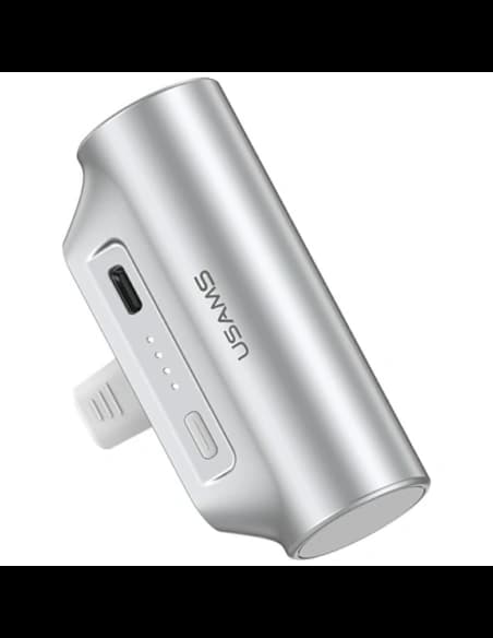 Powerbank USAMS PB79 Mini Tail Plug Portable 3000mAh USB-C srebrny