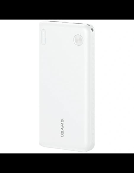Powerbank USAMS PB83 2xUSB-A, USB-C 10000mAh biały