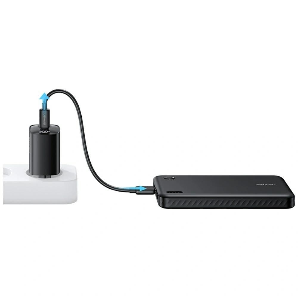 USAMS PB83 2xUSB-A, USB-C 10000mAh fekete - 6
