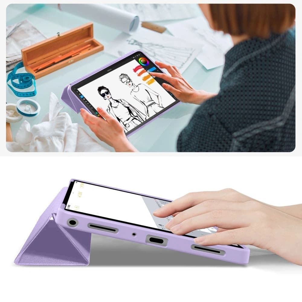 Etui Tech-Protect SmartCase pro Samsung Galaxy Tab A9+ / A11+ Plus 11.0 X210 / X215 / X216 / X230 / X235 / X236 Violet - 8