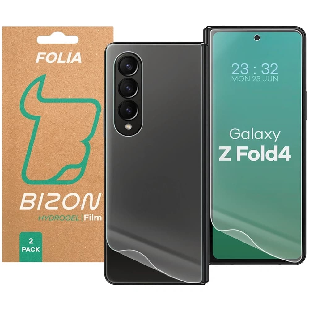 Folie hydrogelová na zadní a přední část Bizon Glass Hydrogel Pack pro Samsung Galaxy Z Fold4 - 1