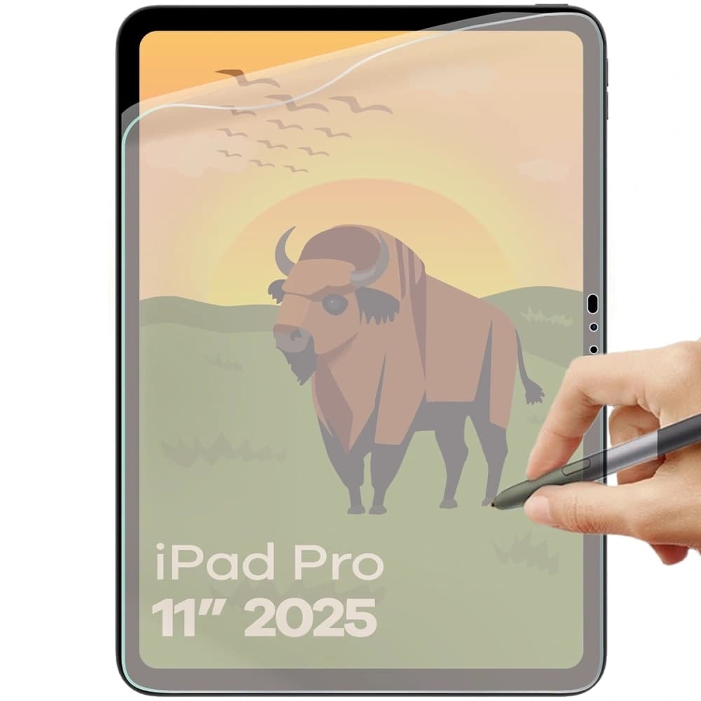 Folie mată Bizon Glass Tab Film Sun pentru Apple iPad Pro 11" M5 2025 - 1