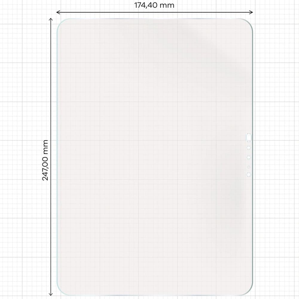 Folie mată Bizon Glass Tab Film Sun pentru Apple iPad Pro 11" M5 2025 - 2