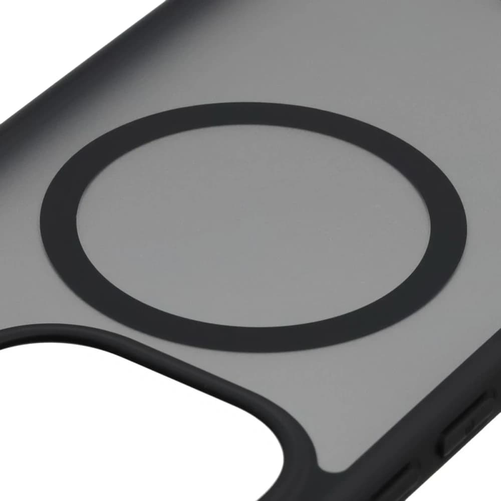 Etui cu inel magnetic Bizon Case MatteO pentru Xiaomi 15T negru-prăfuit - 3