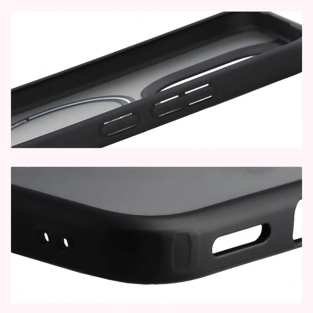 Etui cu inel magnetic Bizon Case MatteO pentru Xiaomi 15T negru-prăfuit - 5
