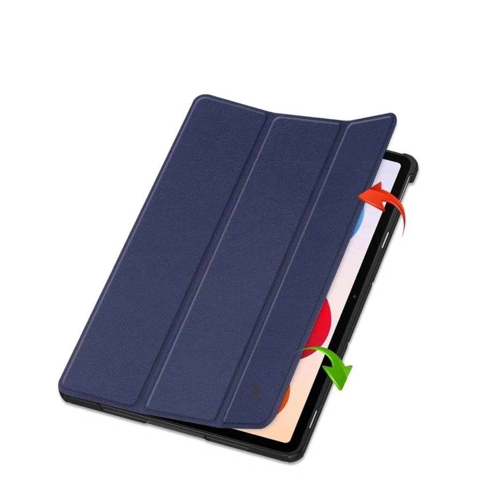 Etui z klapką Bizon Case Tab Croc do Xiaomi Redmi Pad 2 Pro granatowe - 6